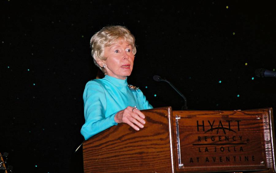 Late philanthropist Audrey Geisel, a generous supporter of Scripps Clinic and Scripps Green Hospital, was honored for her contributions at the 2008 Renaissance Ball.