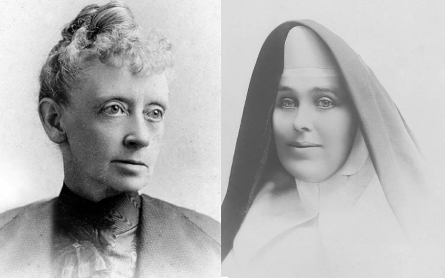 Scripps founders Ellen Browning Scripps and Mother Mary Michael Cummings