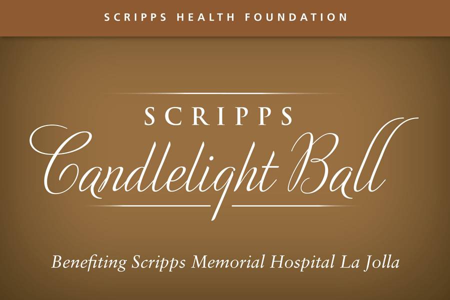 Logo for Candlelight Ball benefiting Scripps Memorial Hospital La Jolla