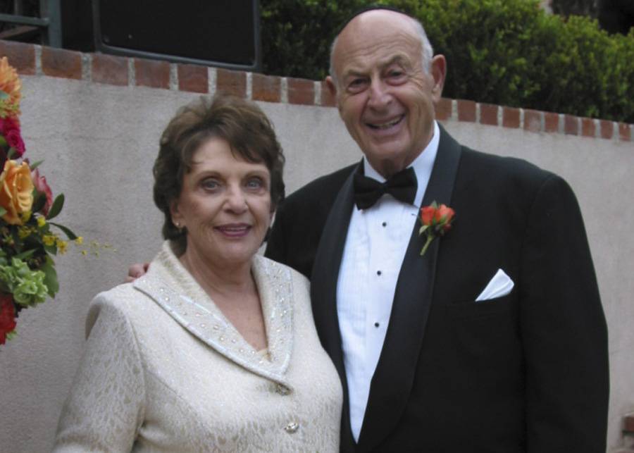 Alice and Phil Cohn wearing formal attire