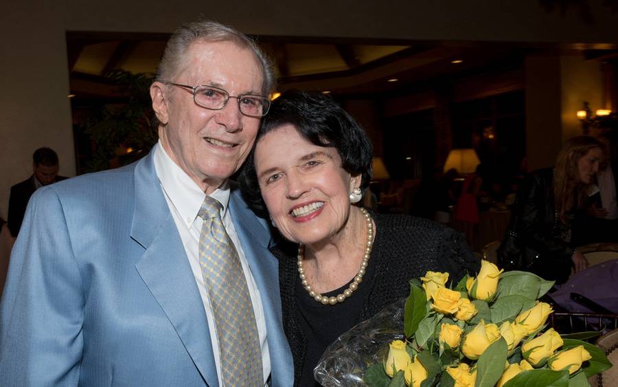 Husband and wife Warner and Debbie Lusardi, seen here smiling at the camera, gave a $25 million philanthropic gift to fund a much-needed expansion at Scripps Encinitas.