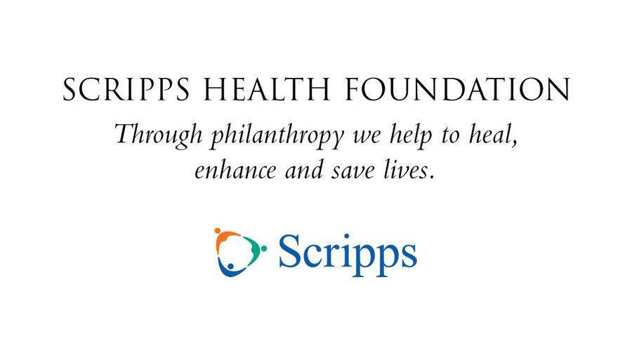 Scripps logo with Scripps Health Foundation slogan, 