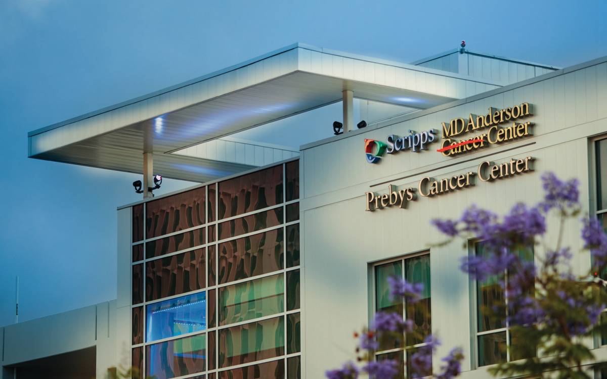Prebys Cancer Center Located on the Campus of Scripps Mercy Hospital, San Diego.