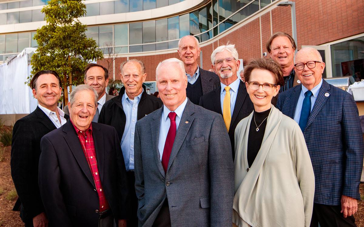 Scripps Health Board of Trustees Members celebrate Scripps La Jolla North Tower opening.