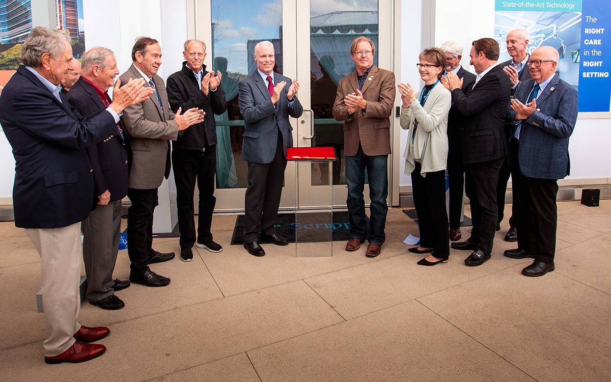 Scripps board members and donors celebrated a major milestone with a ribbon cutting on June 1 with the opening of the North Tower at Scripps Memorial Hospital La Jolla.