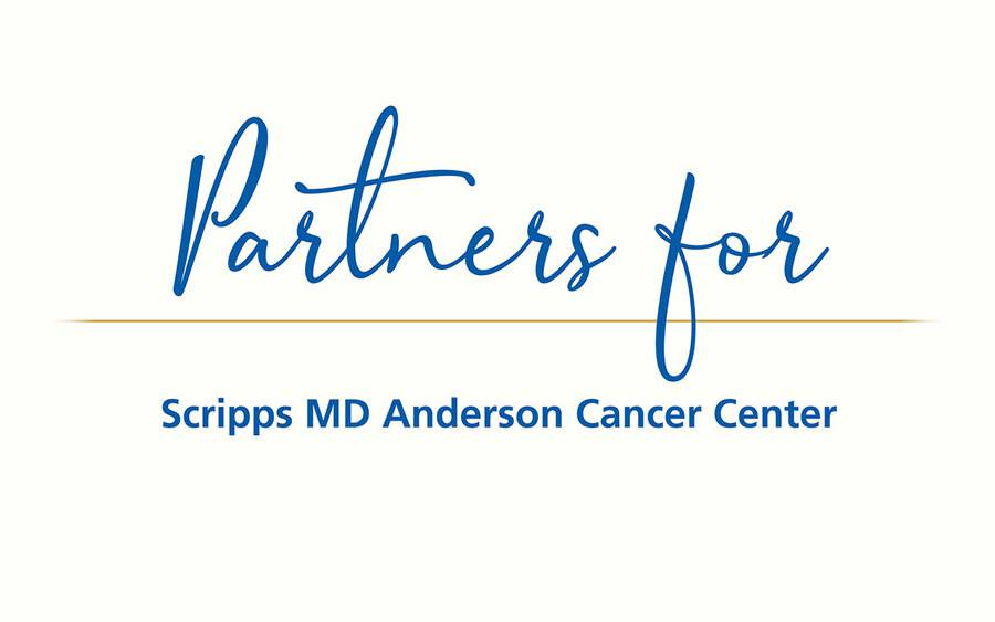 Logo for Partners for Scripps MD Anderson Cancer Center.