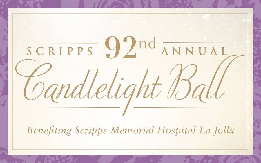 Scripps 92nd annual Candlelight Ball benefitting Scripps Memorial Hospital La Jolla