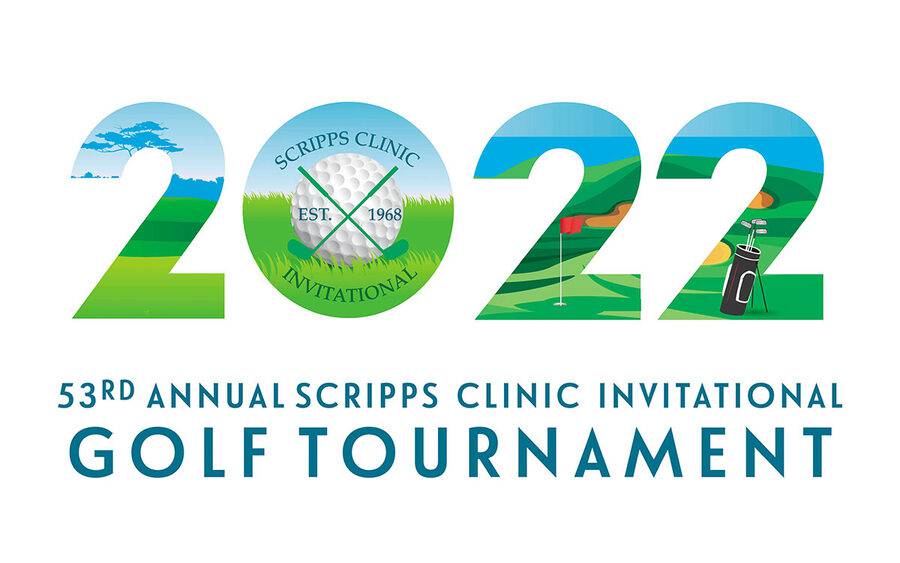 53rd Annual Scripps Clinic Invitational Golf Tournament 2022 logo