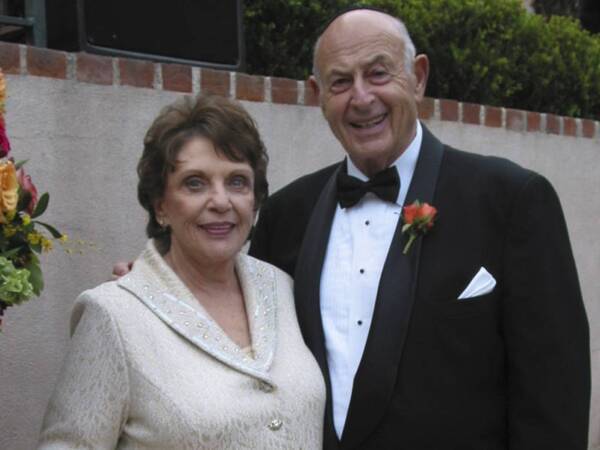 Alice and Phil Cohn wearing formal attire